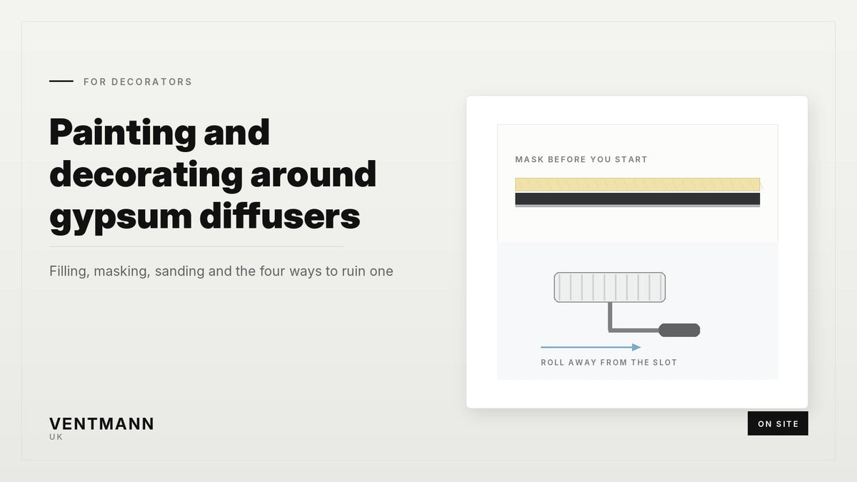 Painting and Decorating Around Gypsum Diffusers: A Decorator's Guide