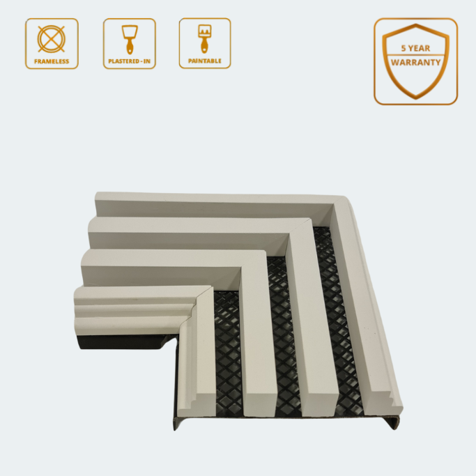 LINE 1/2/3 Slot 18mm Corner Diffuser, 90 Degree