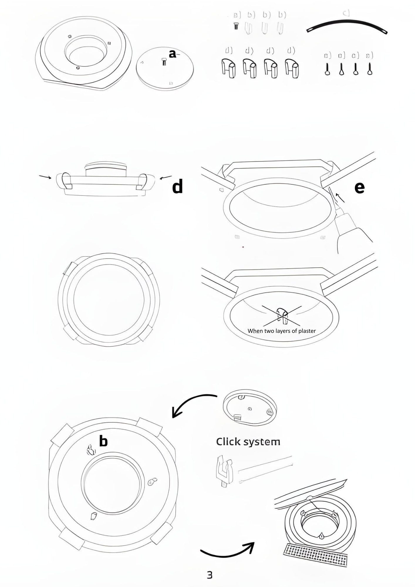 Ventmann UK PCIRCLE Architectural Gypsum Air Diffusers