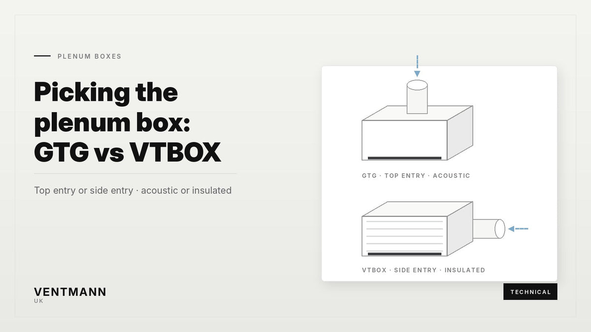 Picking the Plenum Box: GTG vs VTBOX for Linear Slot Diffusers