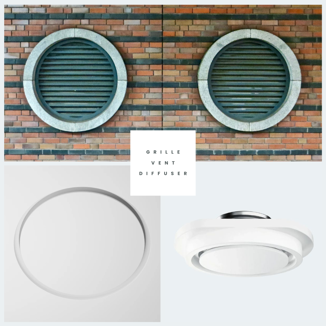 What's the difference between grille, vent and diffuser?