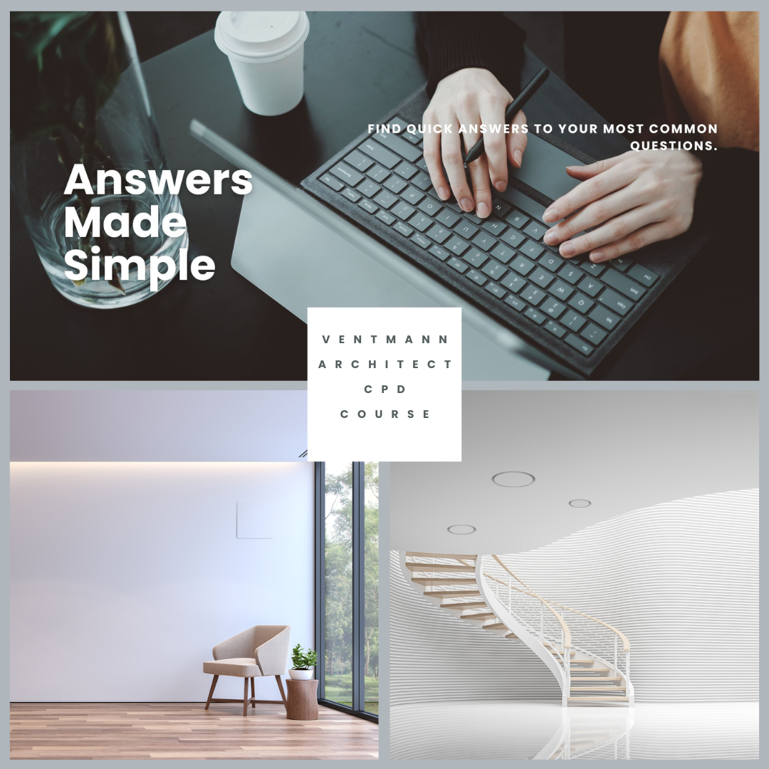 Courses for architects, interior designers and HVAC engineers - Ventmann UK