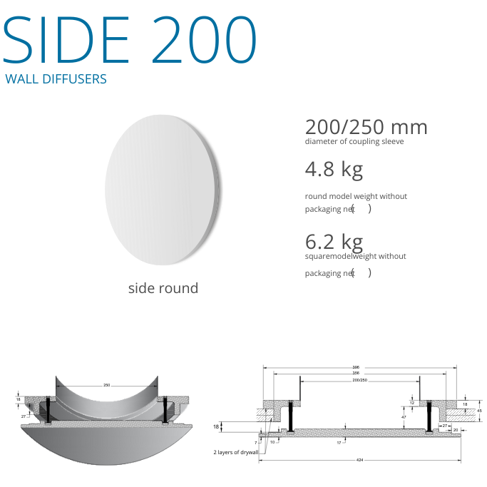 Side Round Diffuser