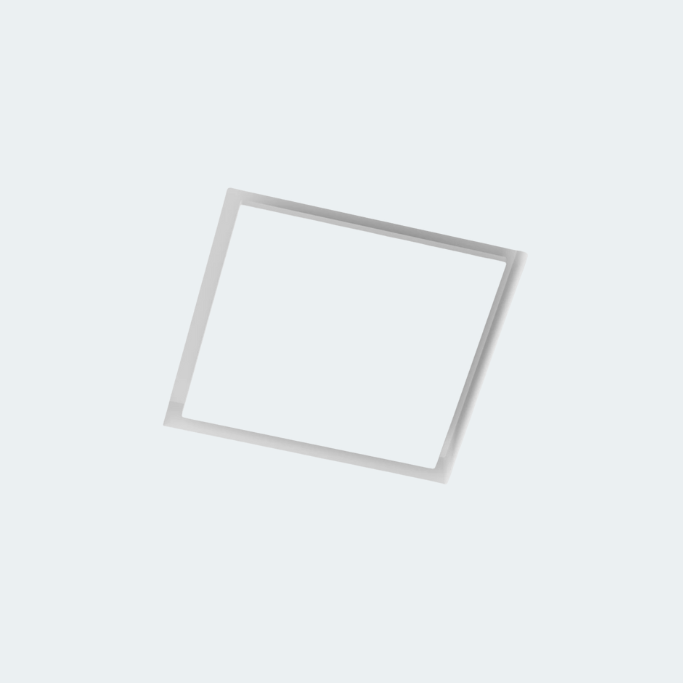 100mm - Square Flush Frameless Architectural MVHR/AC Vent Cap – Spare Parts